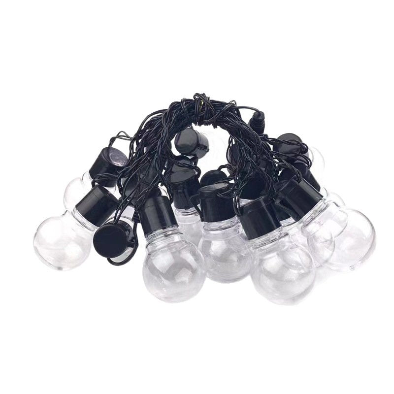 G50 Large Ball String Lights — Outdoor Camping Fairy Lights for Tent Awning & Patio, Battery/USB/Solar Powered, Warm Cozy Glow (10-40 LEDs)